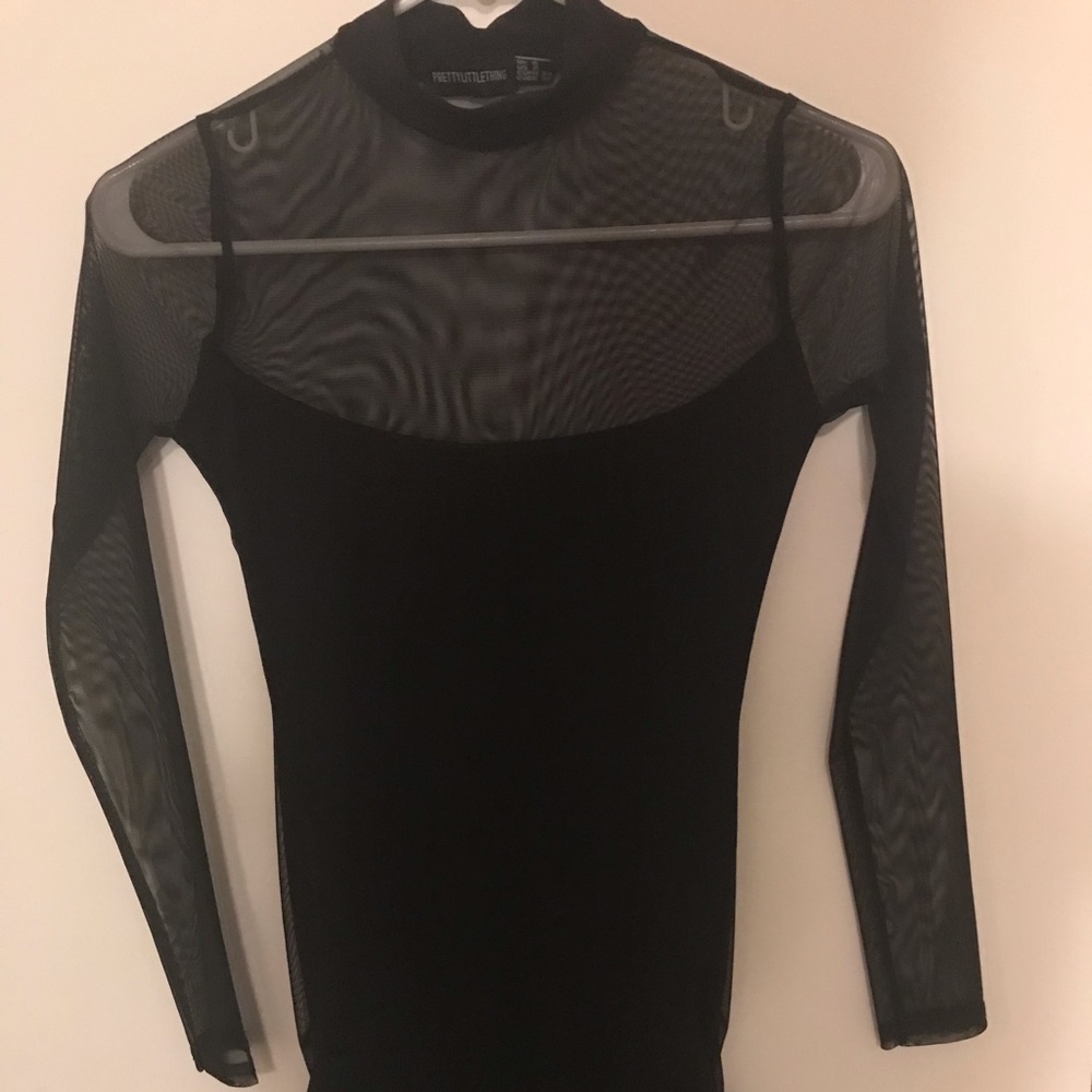 PrettyLittleThing mesh dress